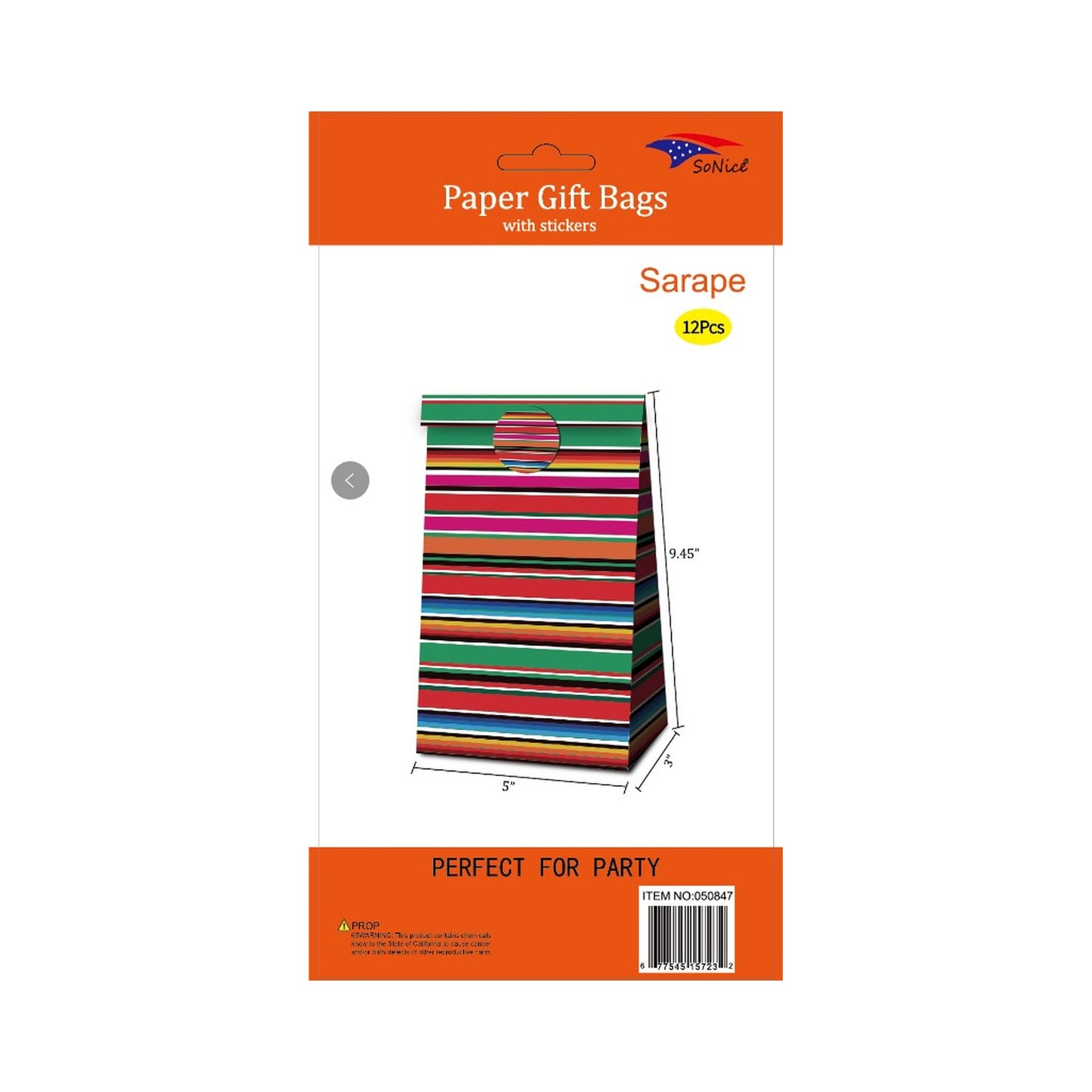 Craft Bag/Sticker Sarape