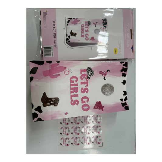 Craft Bags/Sticker Cowgirl