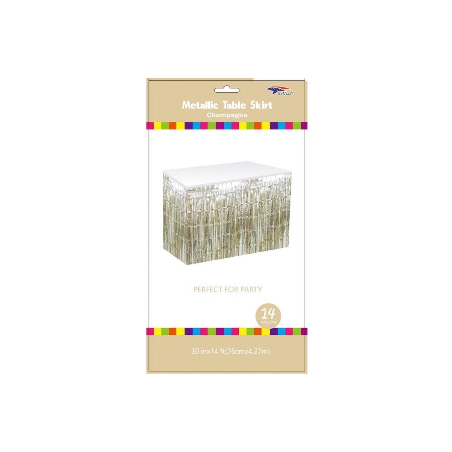 Table Skirt Champagne