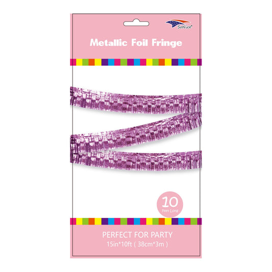 Fringe Banner Light Pink