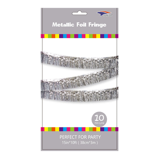 Fringe Banner Silver