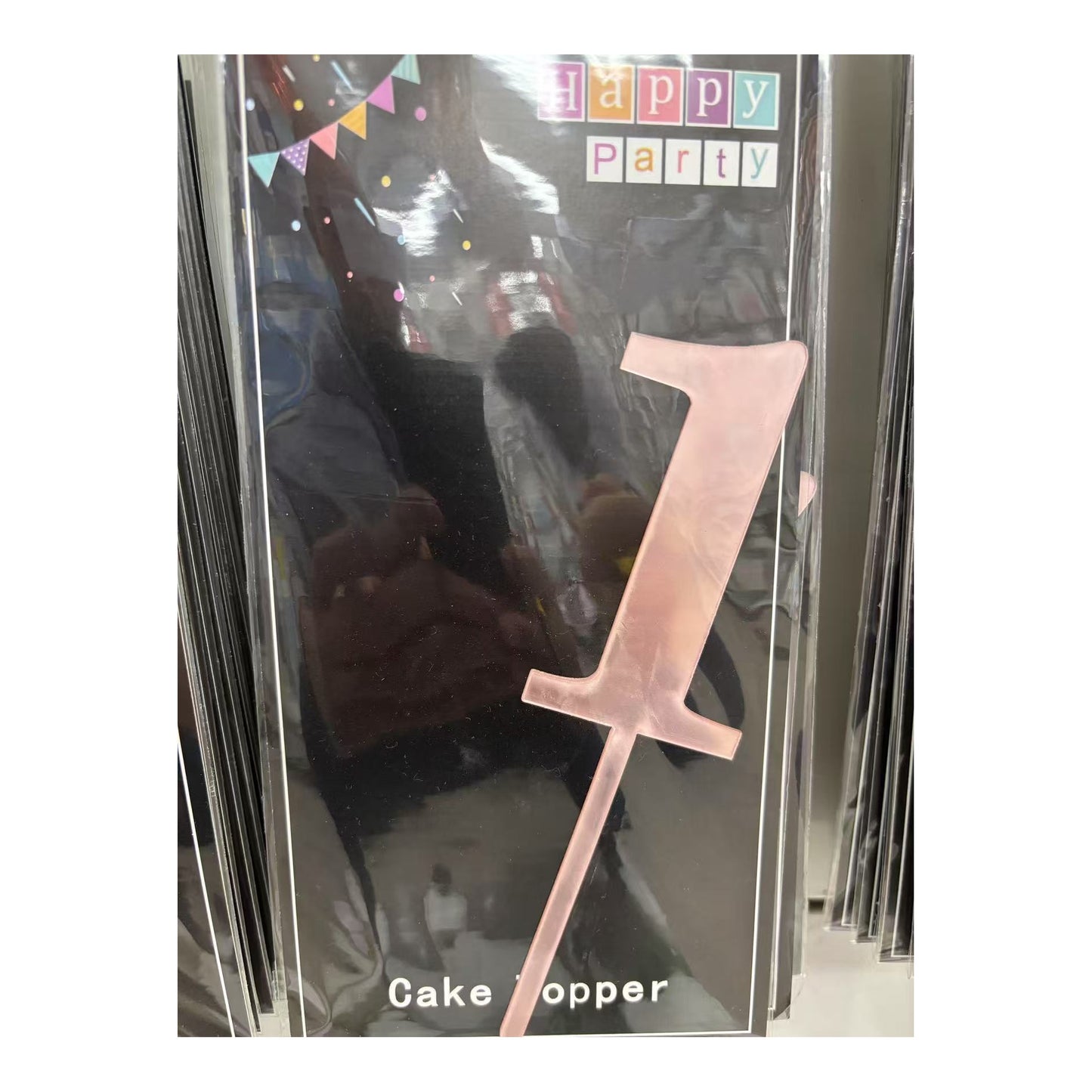 Cake Topper R/Gold #1 , Inner 20 pcs