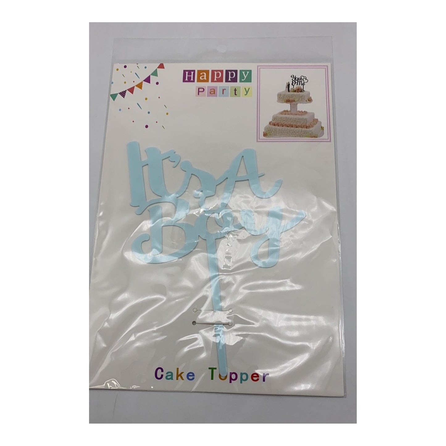 Cake Topper It'S A Boy Inner 20Pc