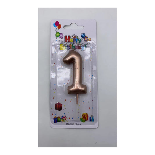 Birthday Candle Rose Gold 1