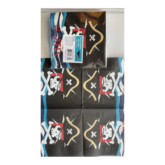 2Ply Napkins 24 ct Pirate 24Set/Cs