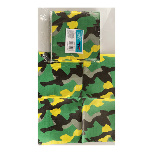 2Ply Napkin 24 ct Army 24Pk/Cs,