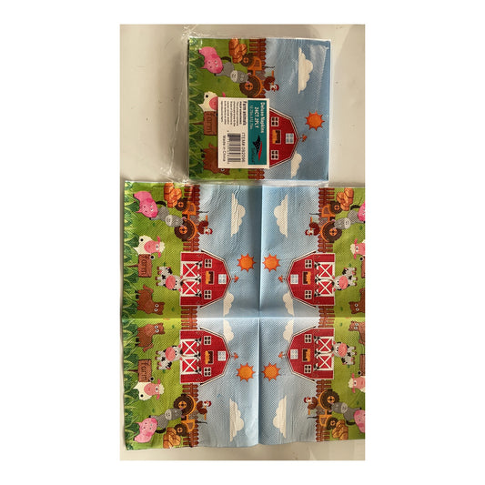 2 Ply Napkin 24 ct Farm 24Pk/Cs