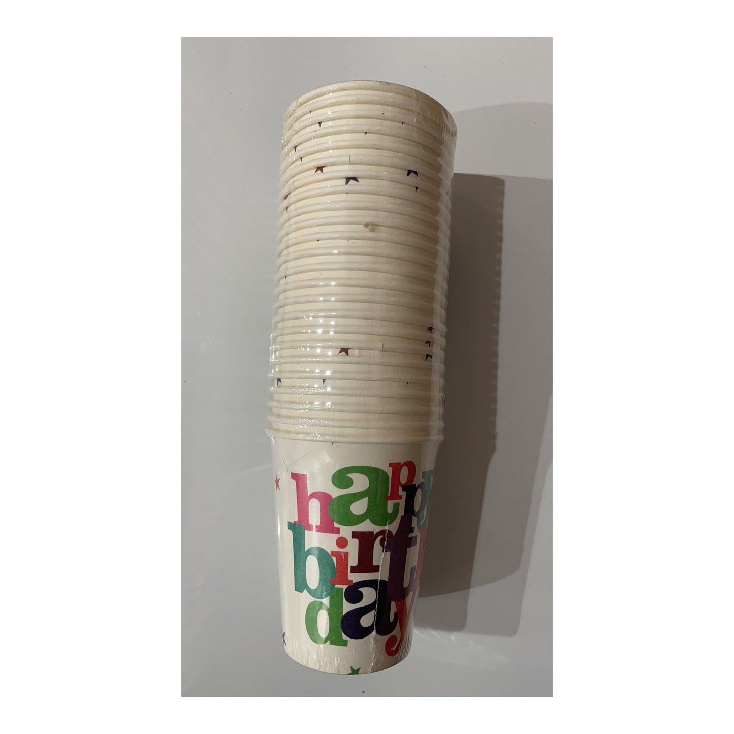 9Oz Cups 24 ct Happy Birthday 24Set/Cs