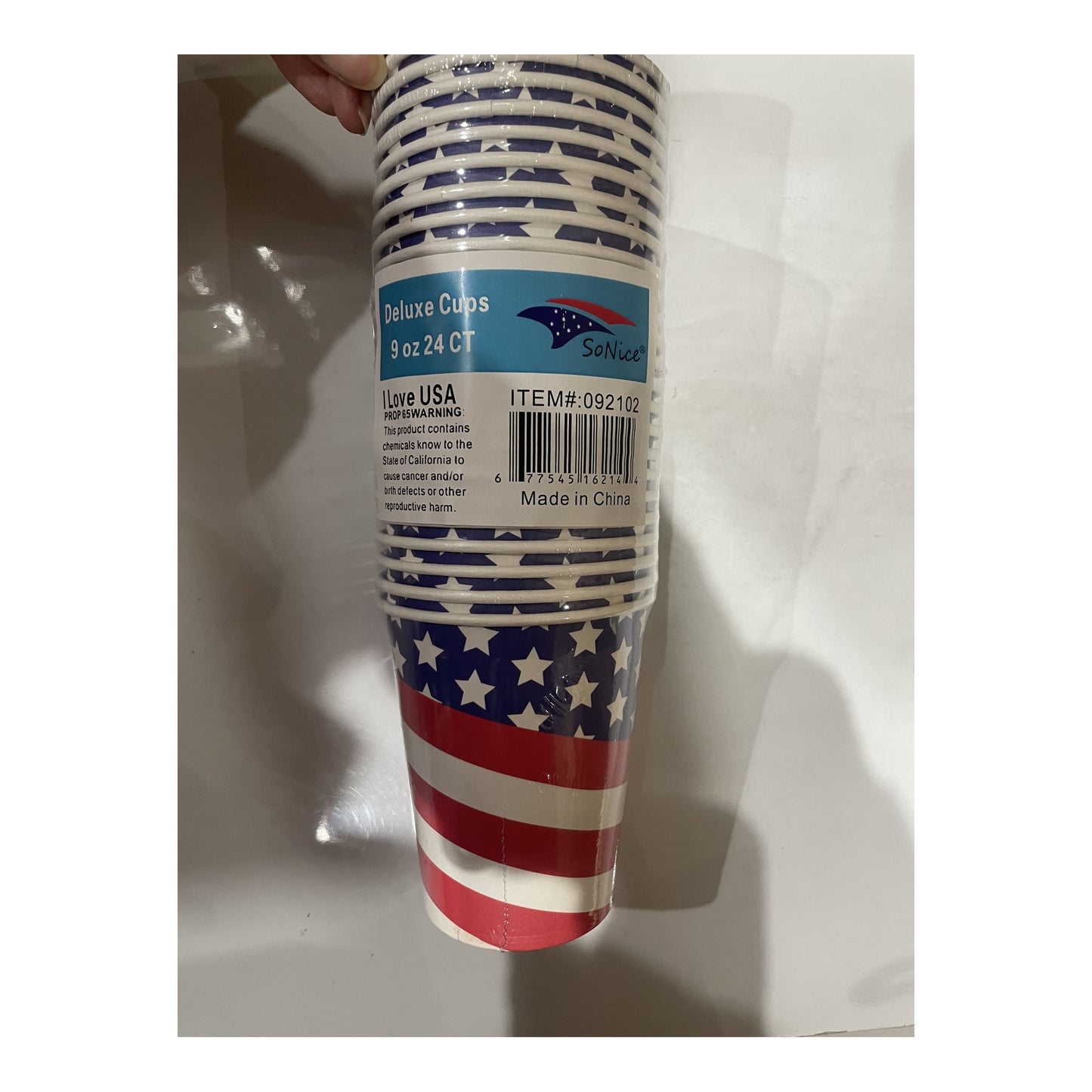 9Oz Paper Cup 24 ct USA 24Pk/Cs