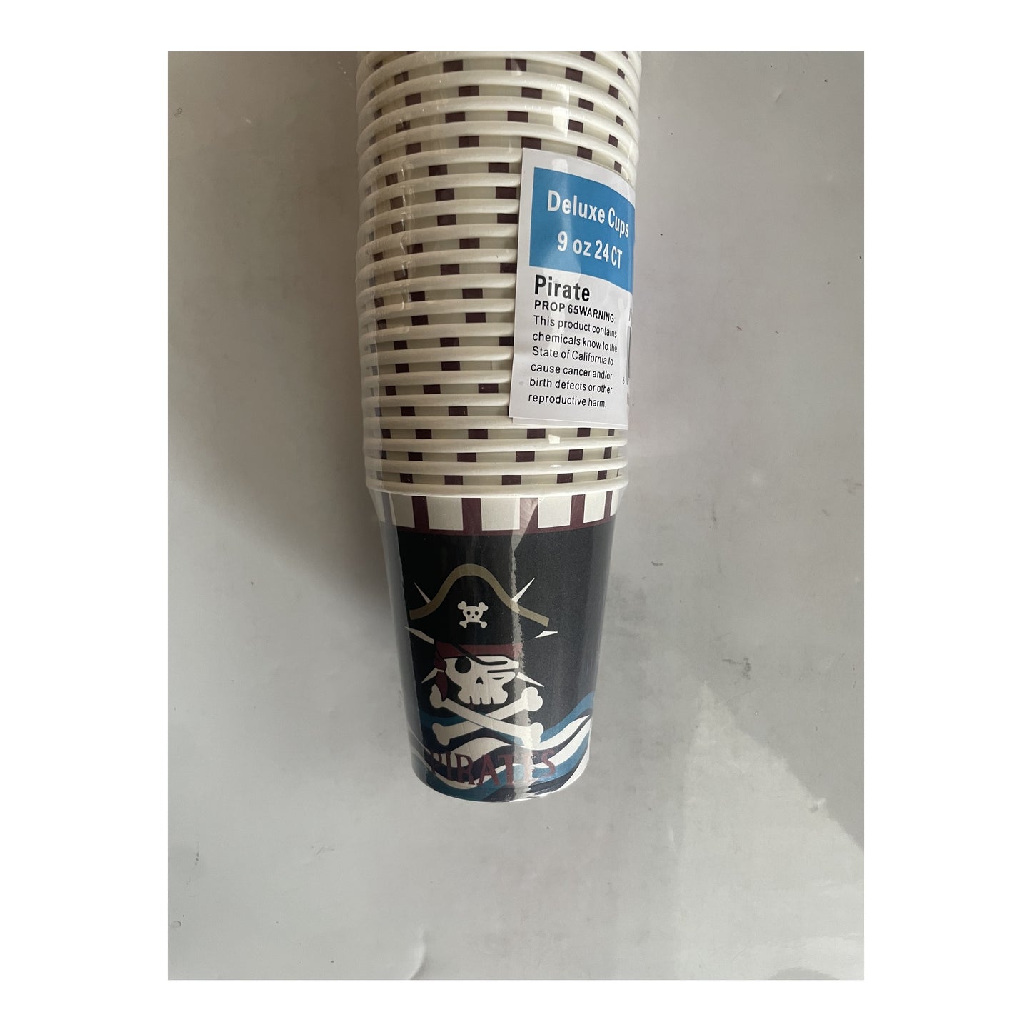 9Oz Paper Cup 24 ct Pirate 24Pk/Cs