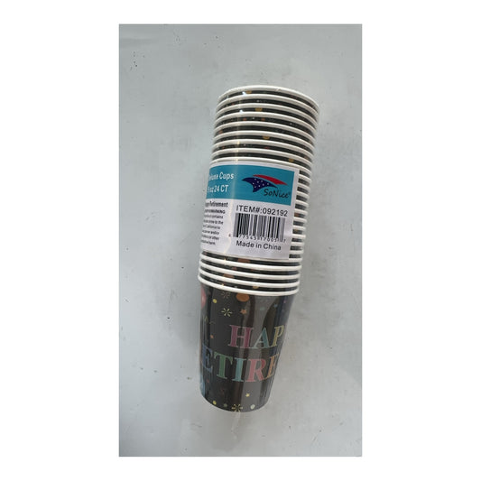 9Oz Cups 24 ct Retirement 24Pk/Cs