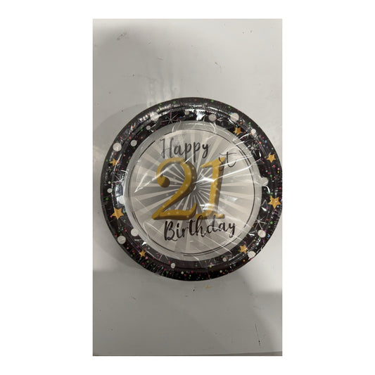 7" Plates 21Y 24 ct 24Pk/Cs