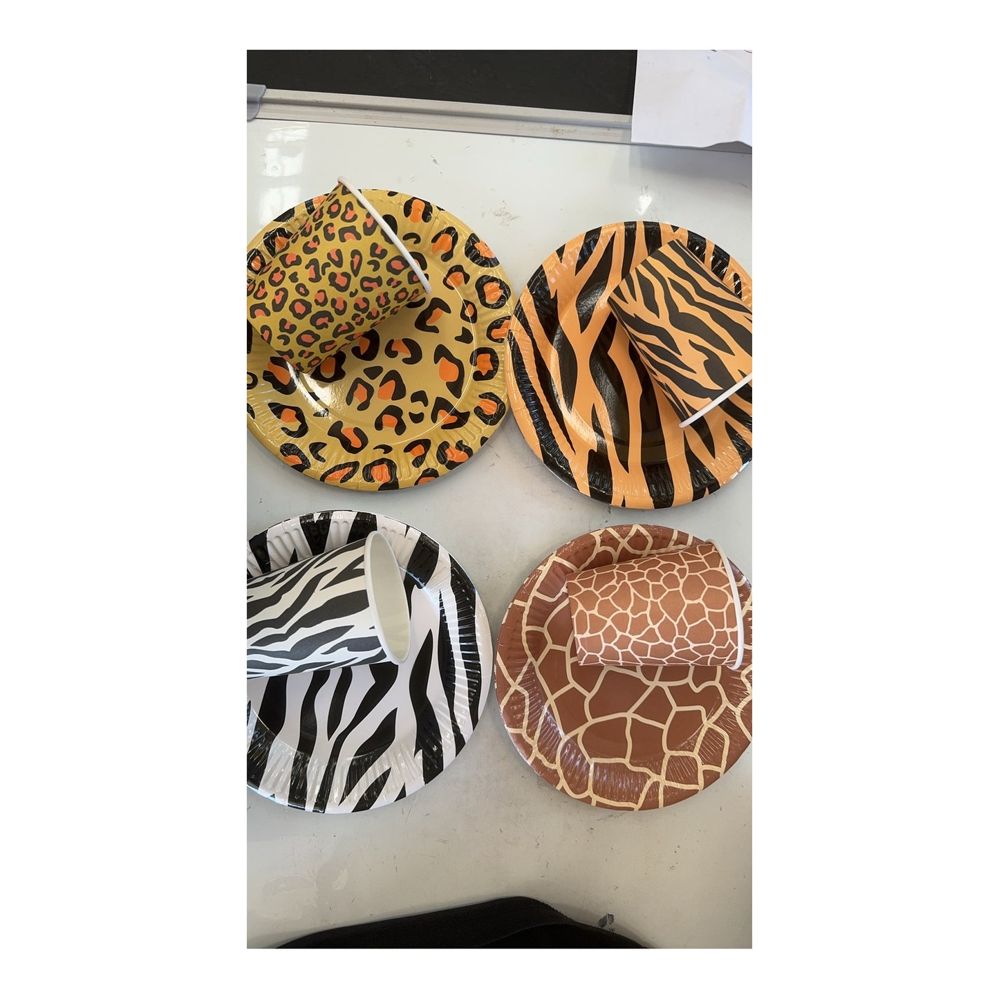 7" Plates 24 ct Get-Wild 24Pk/Cs