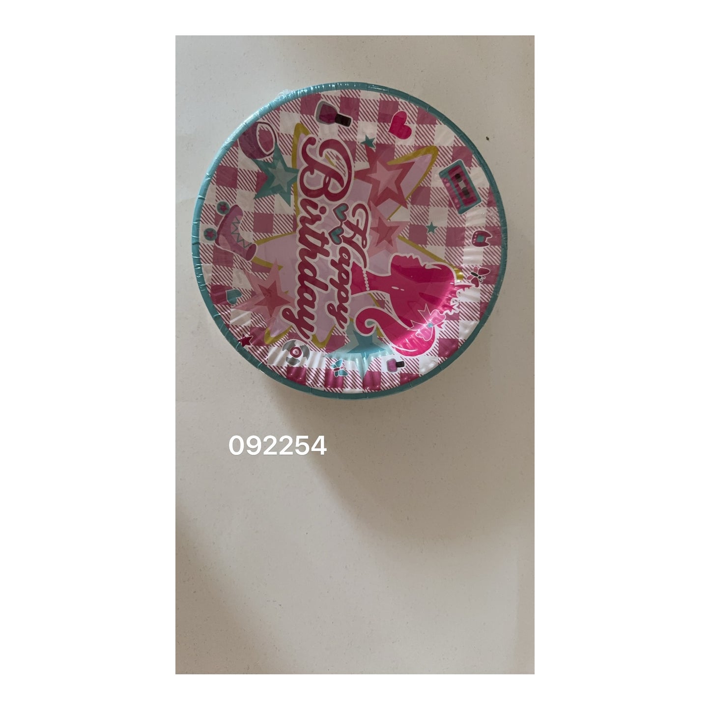 7" Plts 24 ct Pretty Girl 24Pk/Cs