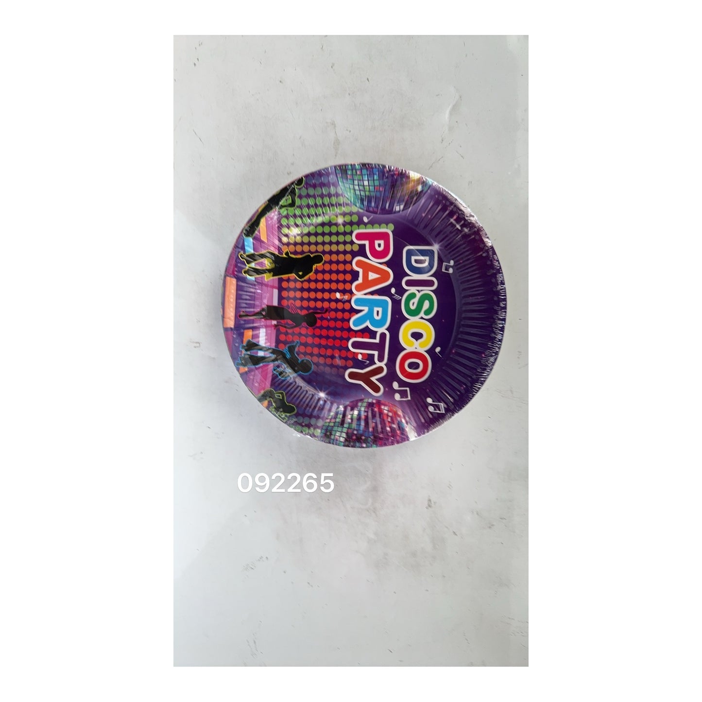 7"Paper Plate 24 ct Disco Party 24Pk/Cs