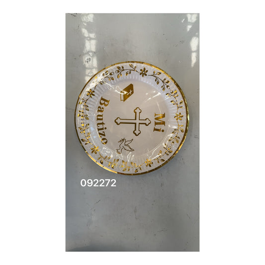 7" Plates 24 ct Bautizo 24Pk/Cs