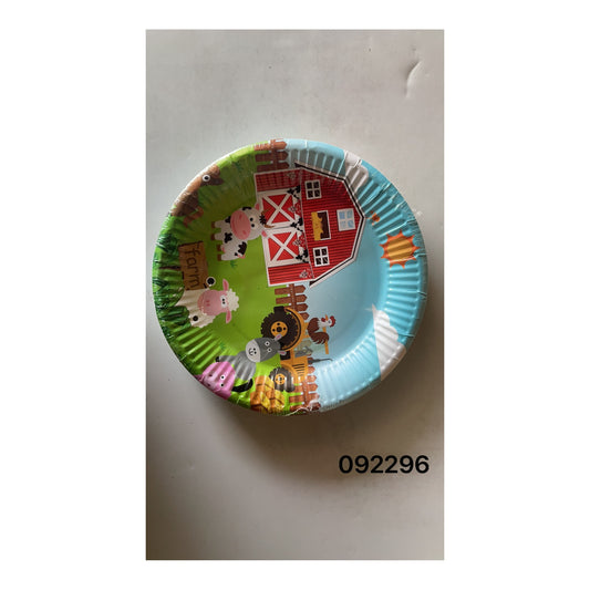 7" Plates 24 ct Farm 24Pk/Cs