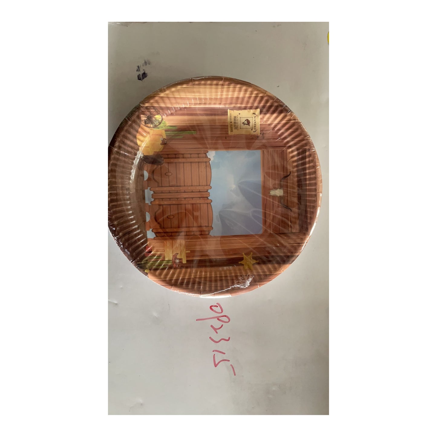 9" Plts 24 ct Western 24Pk/Cs