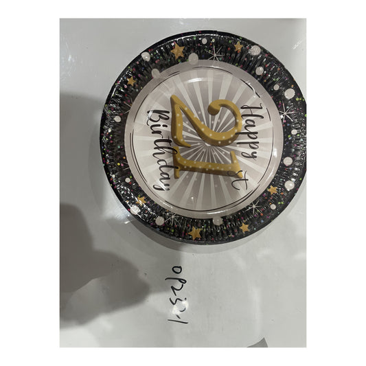 9" Plts 24Ct21Y 24Pk/Cs