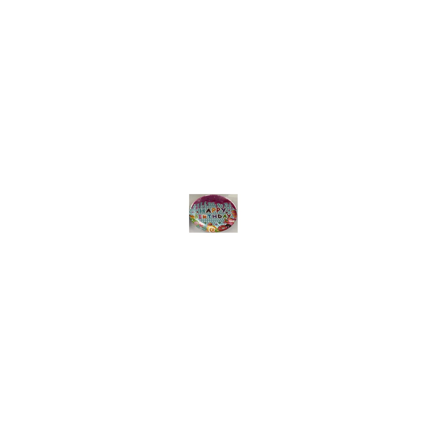 9" Plates 24 ct Candyland 24Pk/Cs