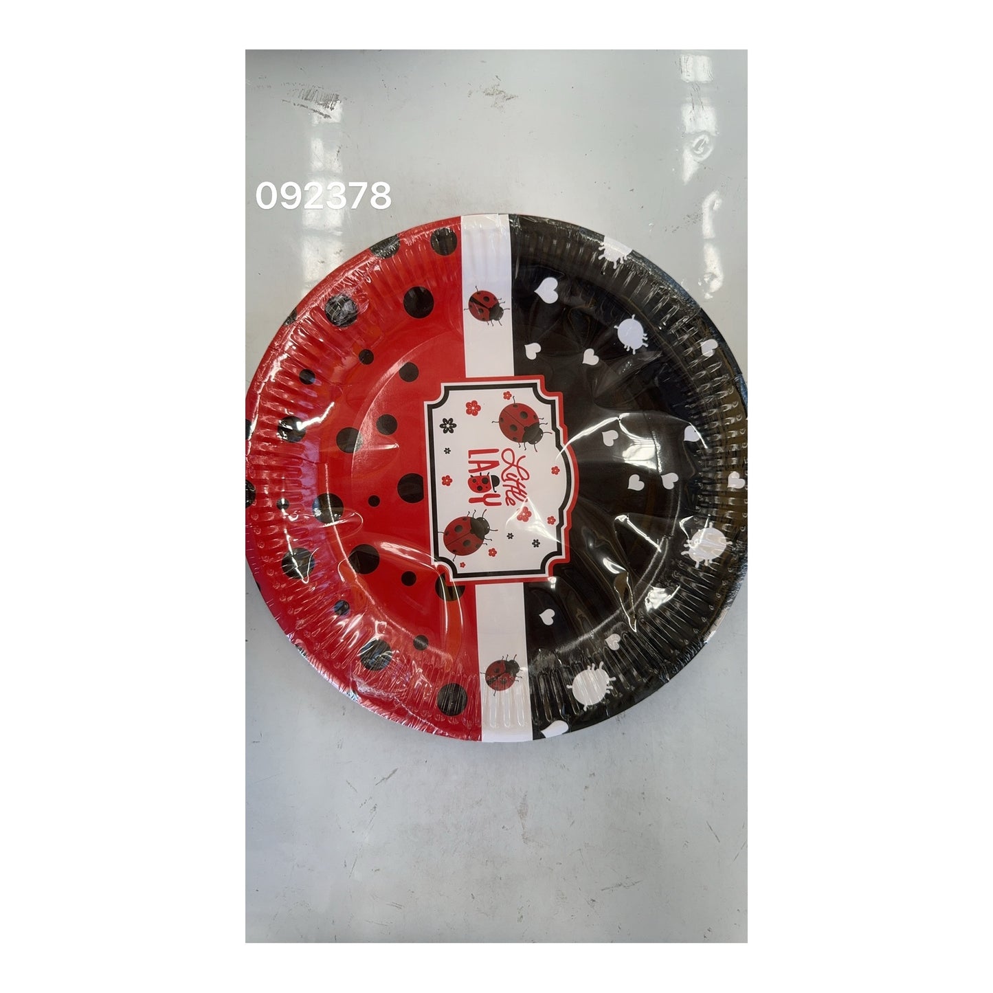 9" Plates 24 ct Ladybud 24Pk/Cs