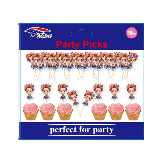 Cupcake Topper 50 ct Frida 120C12
