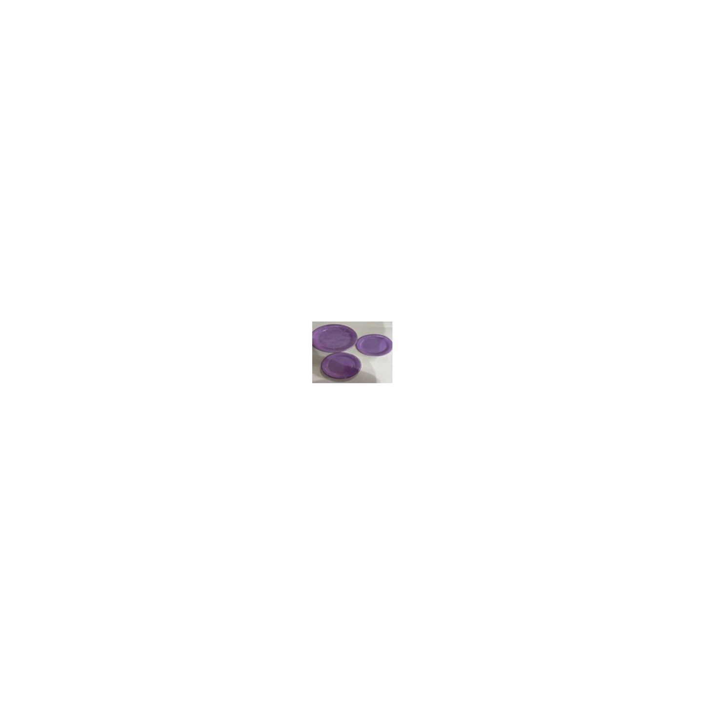 24 ct 7" Plates Lavender 24Pk/Cs