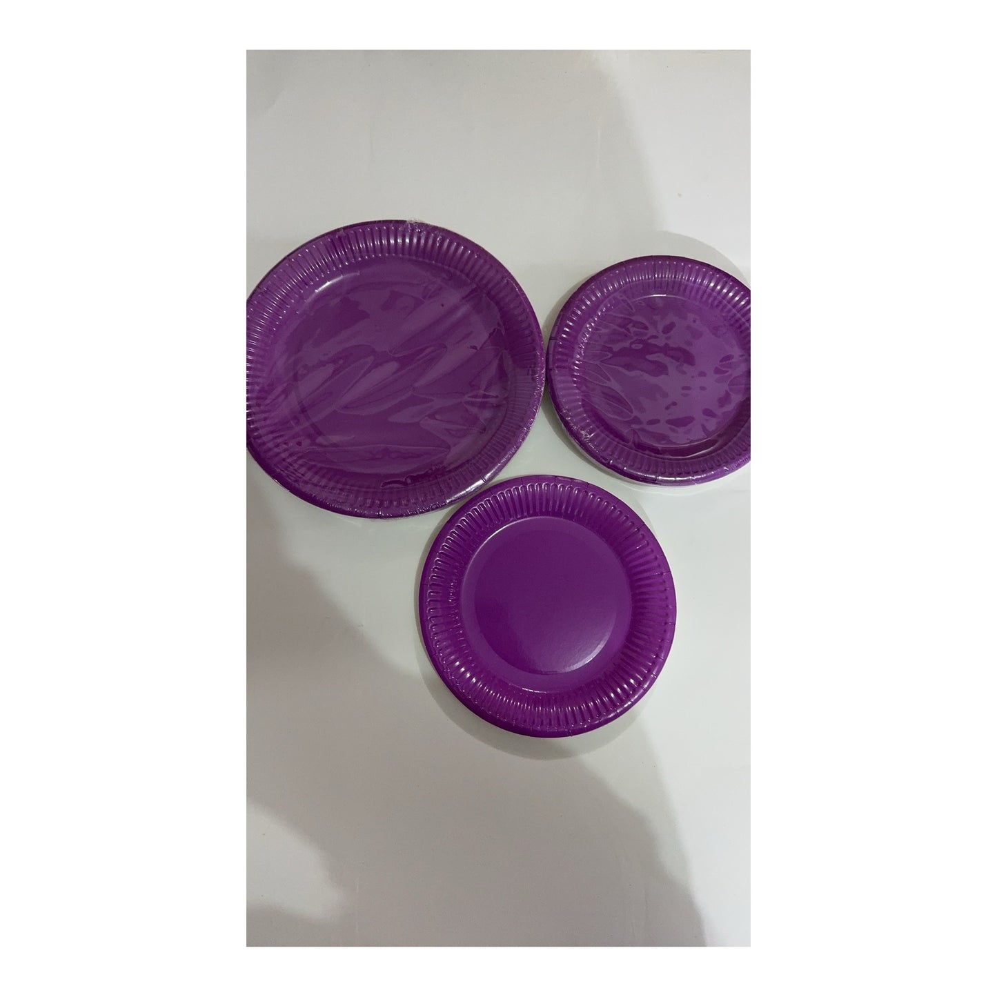 24 ct 7" Plates Purple 24Pk/Cs