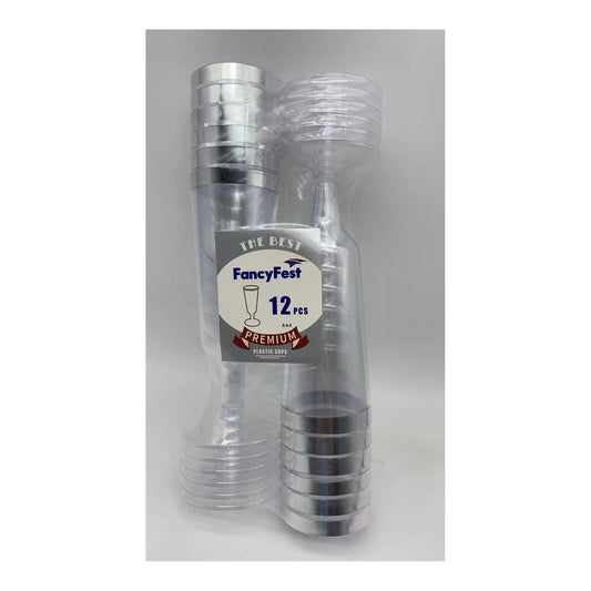 12 ct Chmpng Cups 6Oz Slv24Pk/Cs