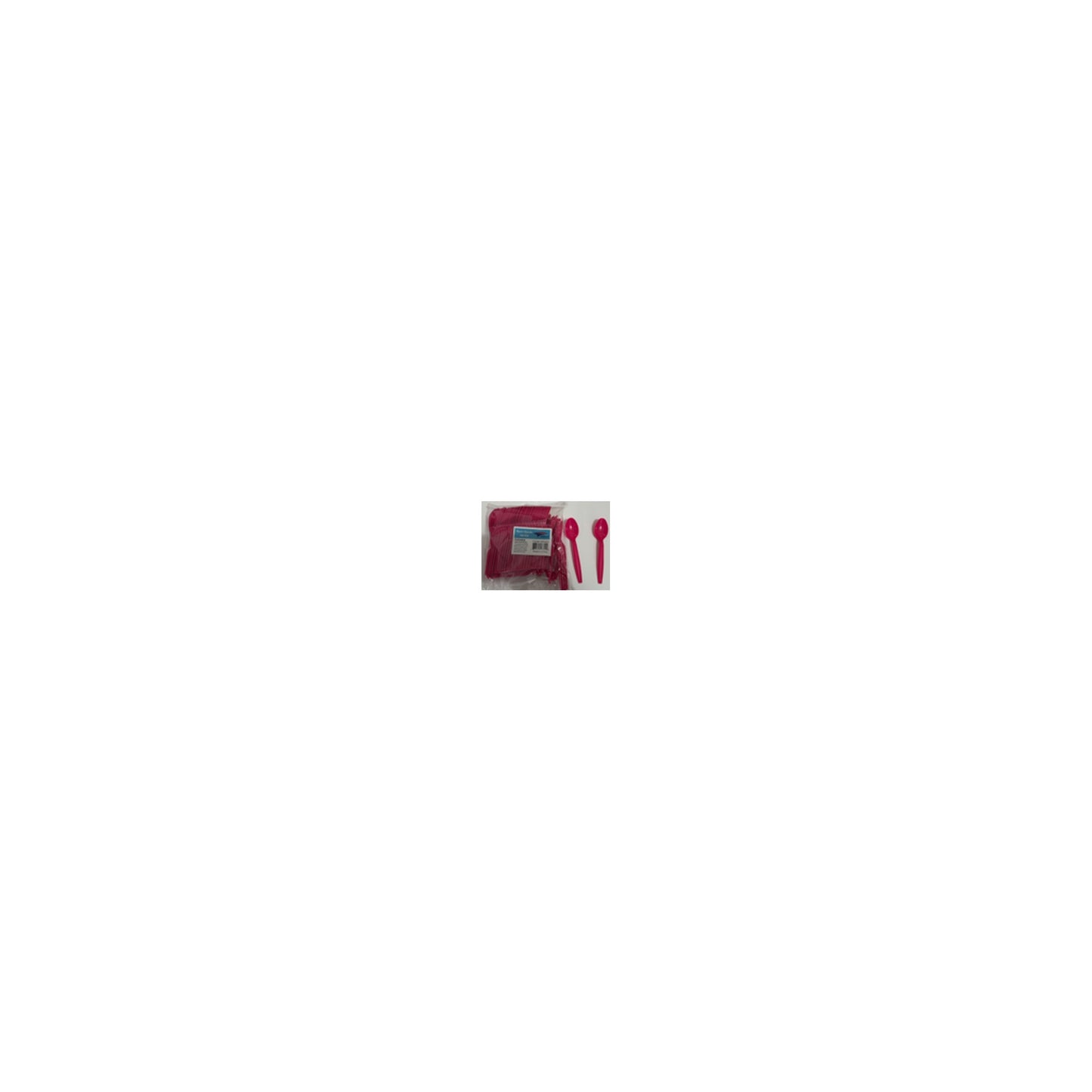100 ct Plt Spoons Fuchsia 24Pk/Cs