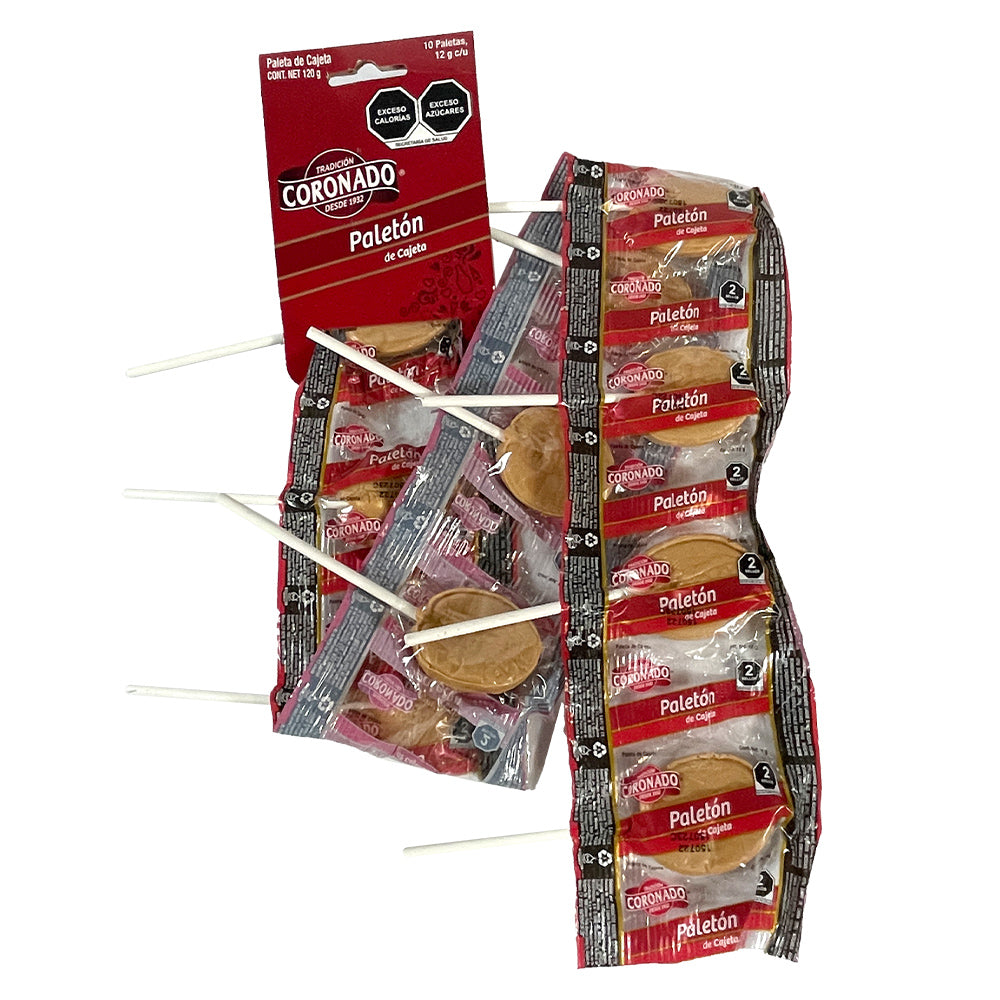 Coronado Paleta De Cajeta 10ct