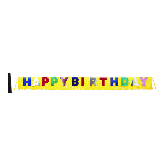 10ft Birthday Fringe Banner