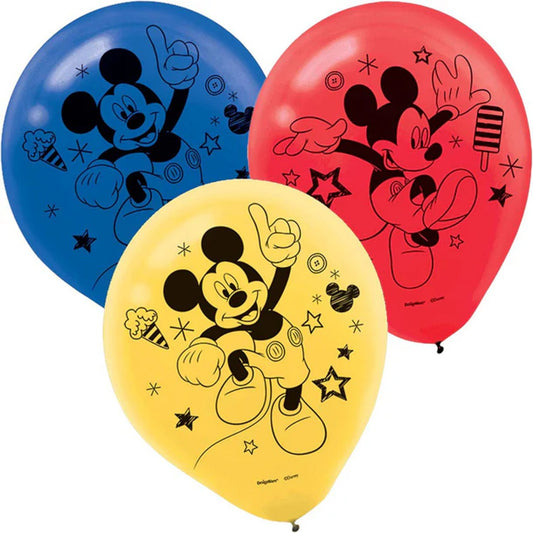 Mickey Ont Latex Balloon 12"