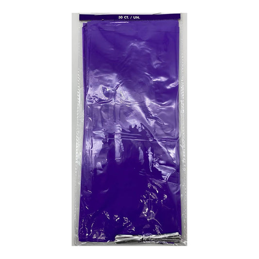 30 ct Cellopane Bag Purple 144Pk/Cs Inner 24Pk