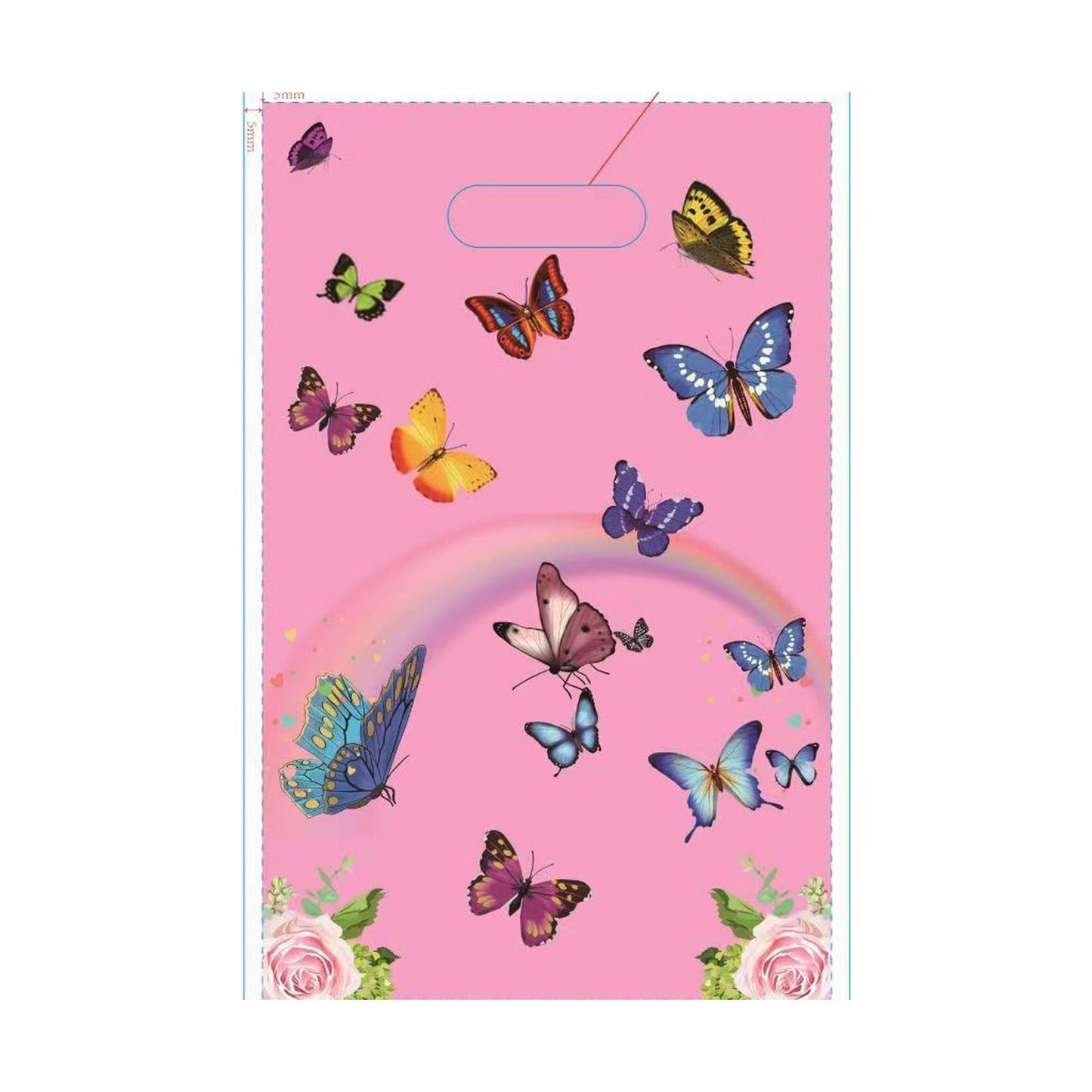 30 ct Loot bags Butterfly 120Pk/Cs