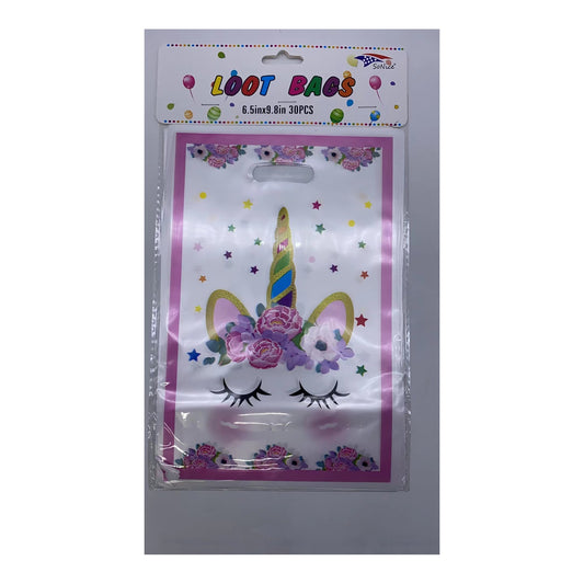 30 ct Loot bags Unicorn 480Pk/Cs Inner 12Pk