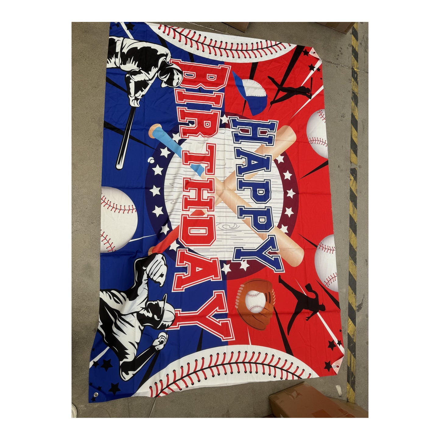 4" x 6" Backdrop Baseball