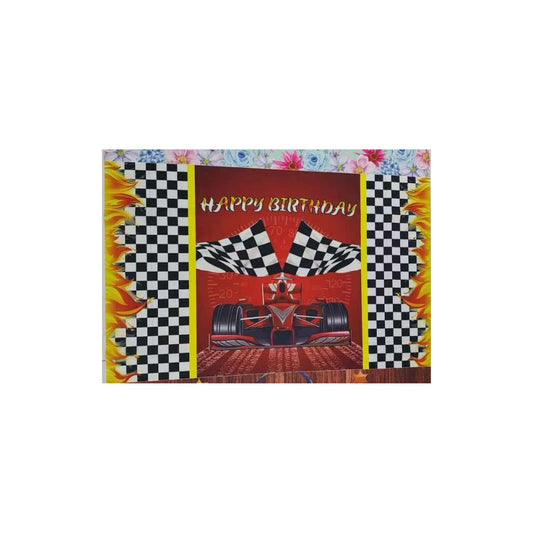Backdrop Racing Car