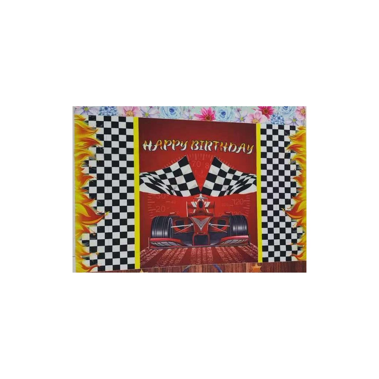 Backdrop Racing Car