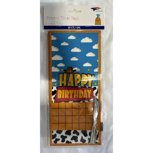 Playtime Adventure printed treat bags, 30-piece set