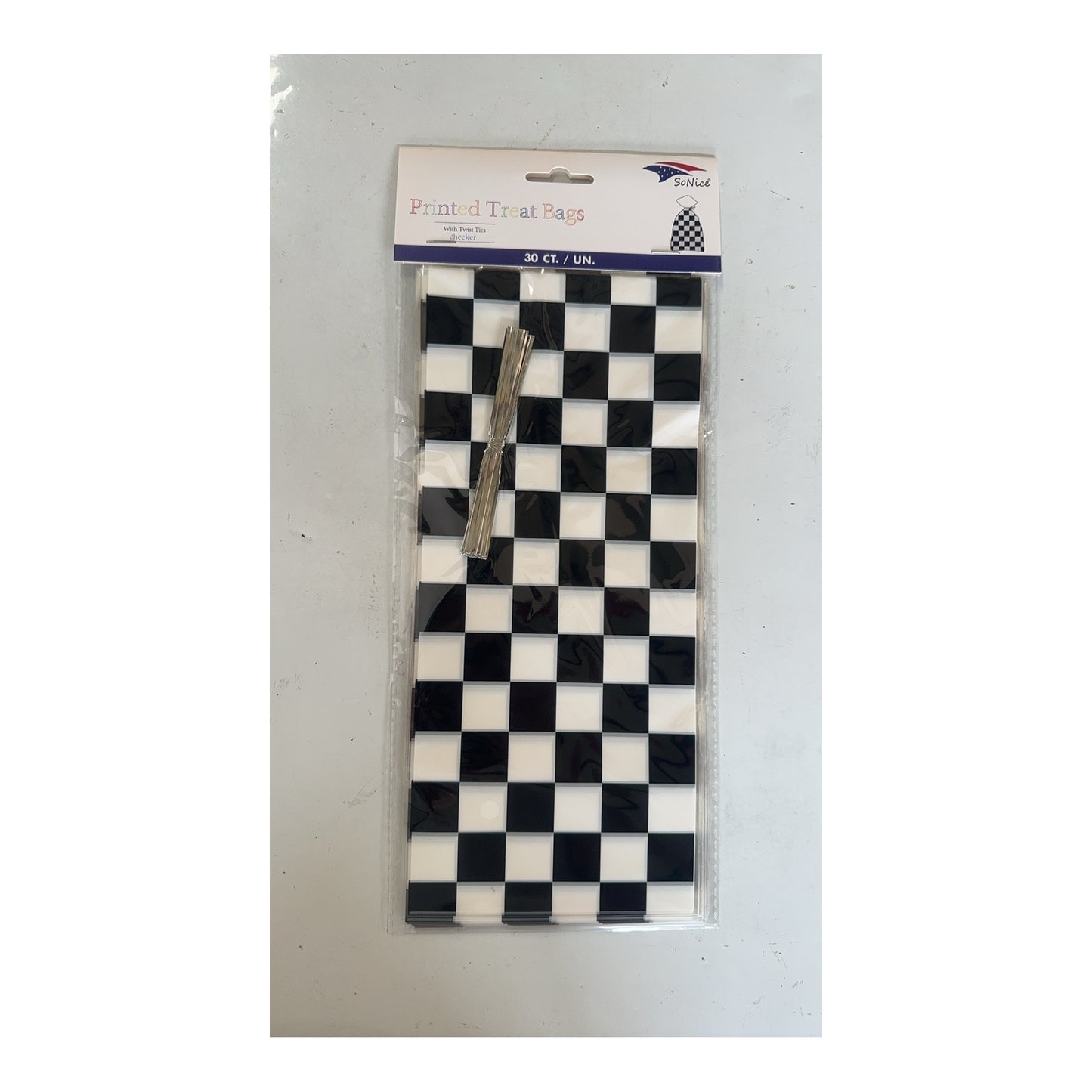 Cellophane bags 30 ct Checkers 240Pk/Cs