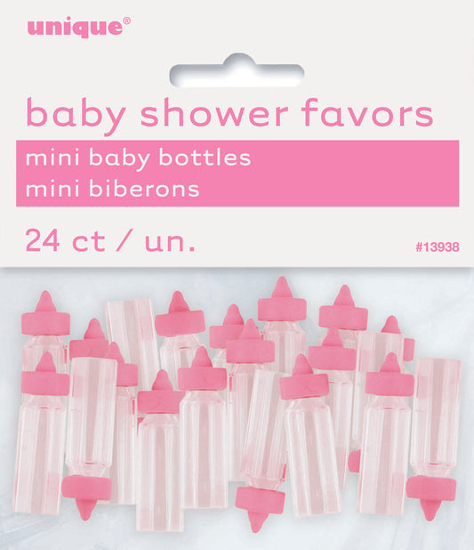 Mini Baby Bottle Pink 24ct