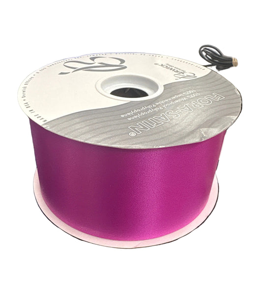 2 3/4"×6" 100yd Ribbon Fuchsia