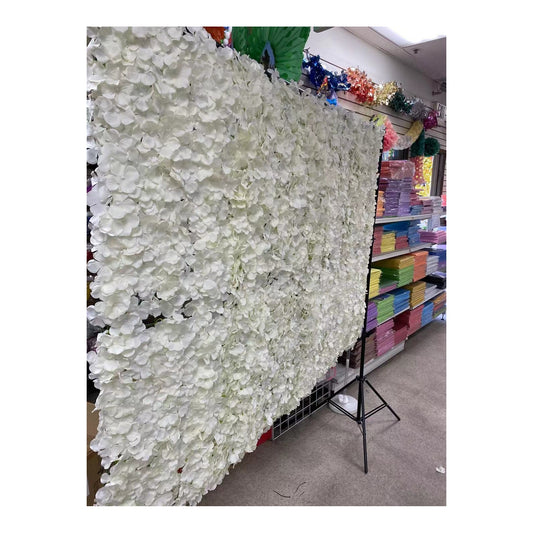 (c) White Flower Wall Grid