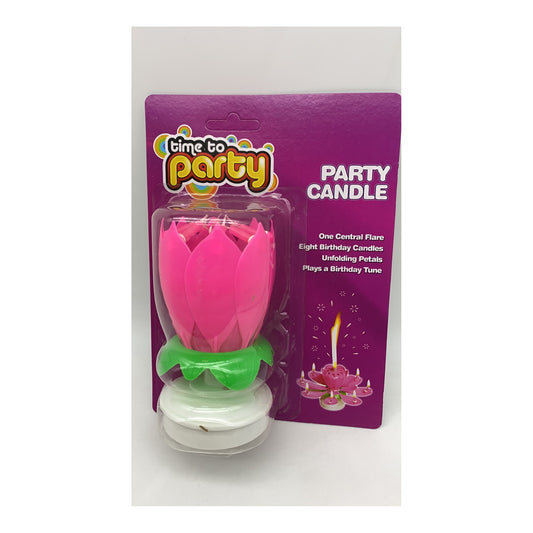 (c) Flower Candle with Music