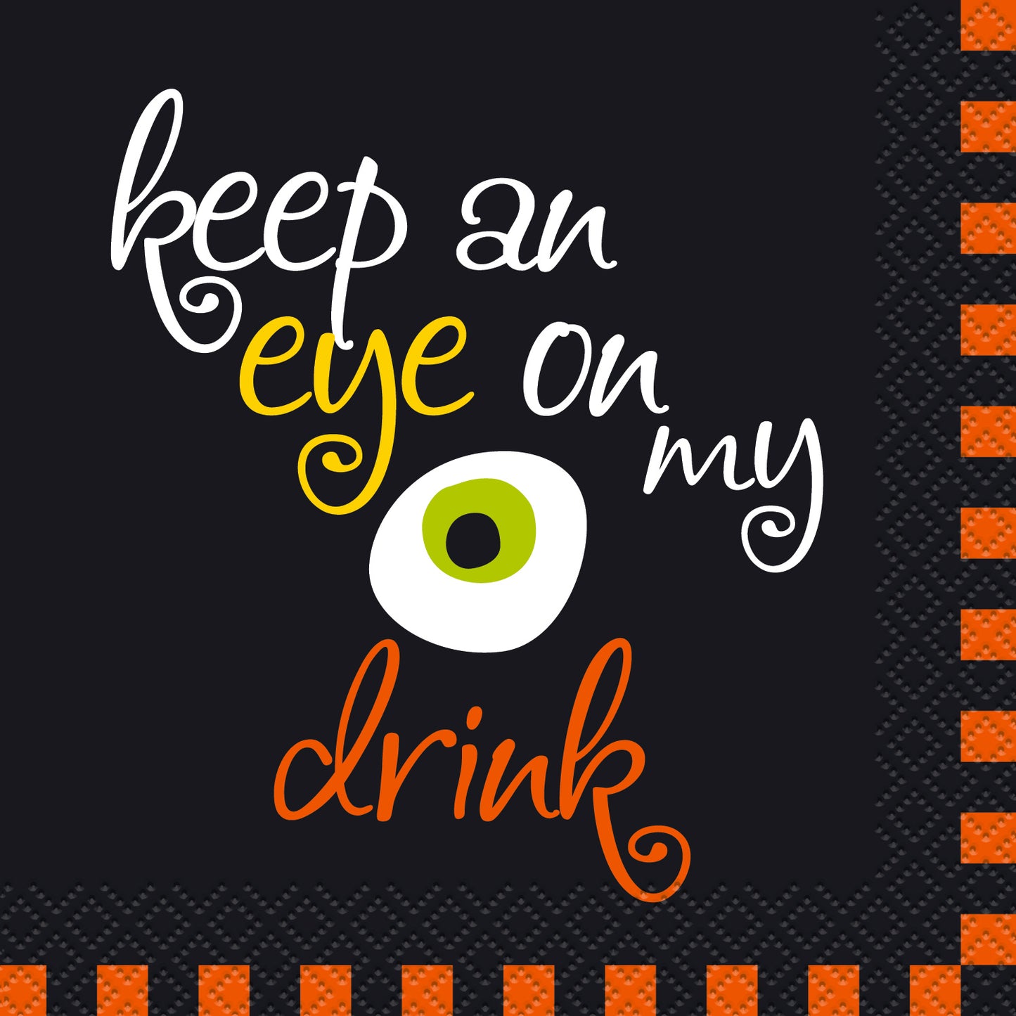 Napkin Halloween Eye 16ct