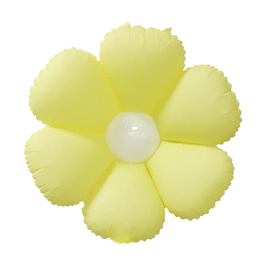 16" Decoration Flower B/Yellow