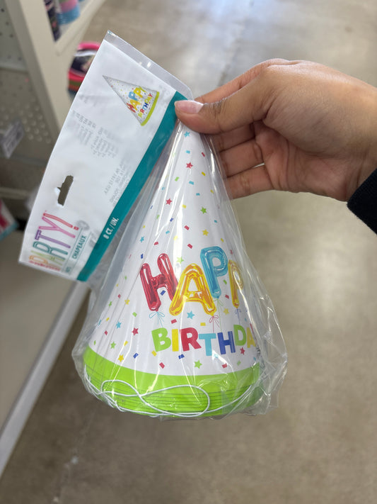 Happy Birthday Hat 8ct