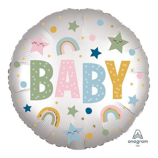 Letter A Happy Birthday Foil Balloon 18"