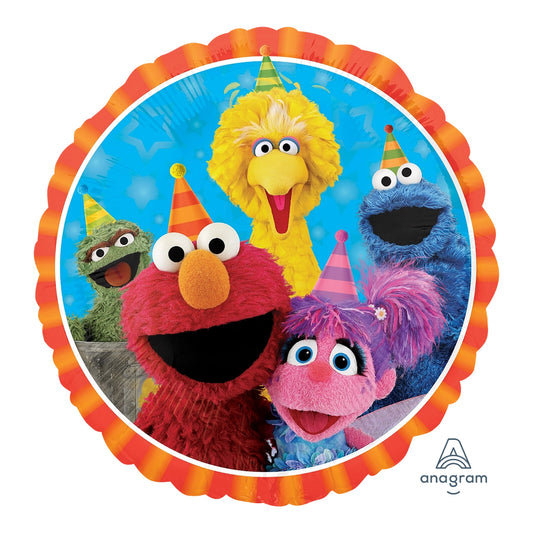 Sesame Street Foil Balloon 18"